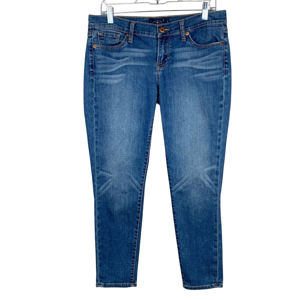 Lucky Brand Charlie Pencil Capri Jeans Blue Stretchy Denim Women's 8 29